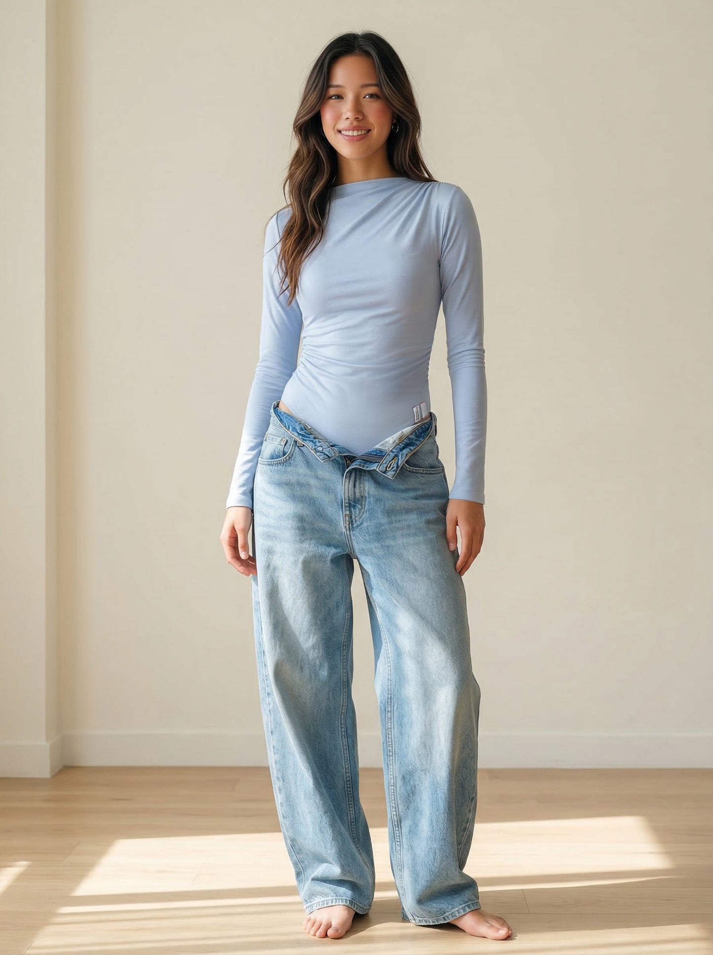 Calm - 4 - Reconnect blue reversible bodysuit