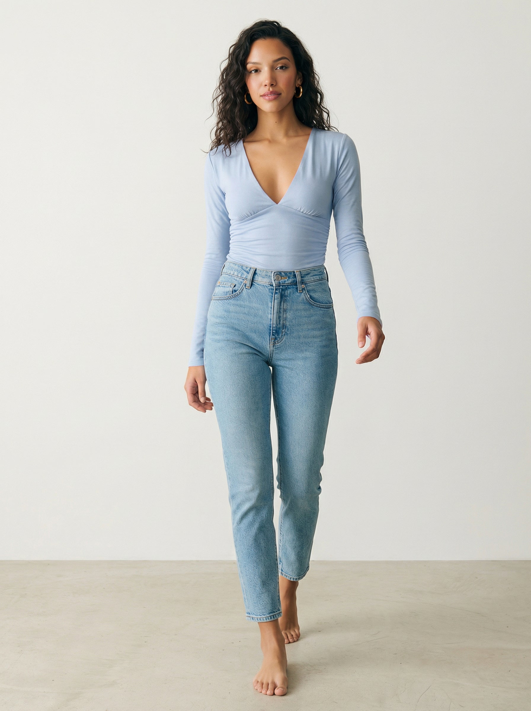 Calm - Blue Reversible Bodysuit 5