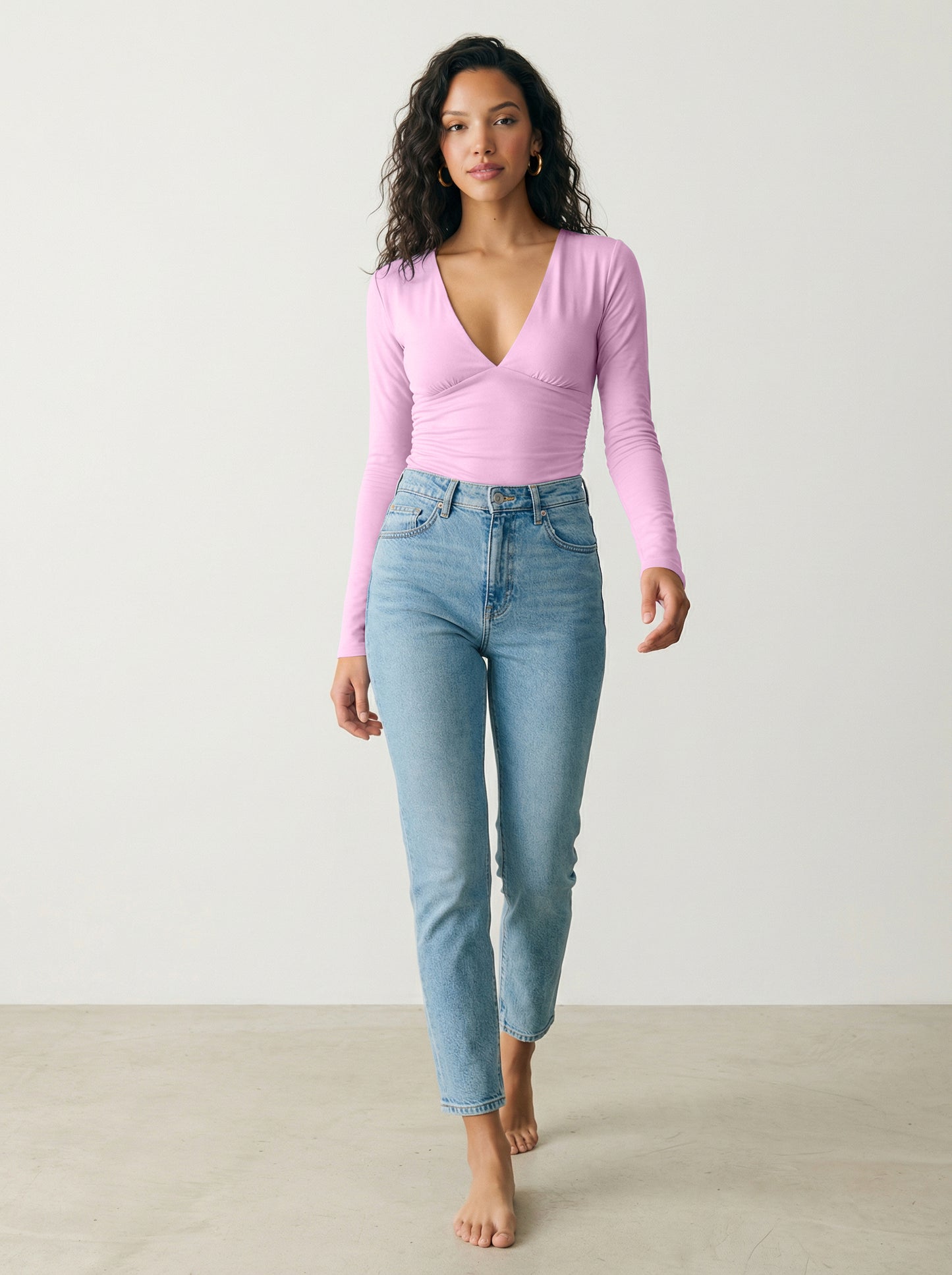 Calm - Pink Reversible Bodysuit 6