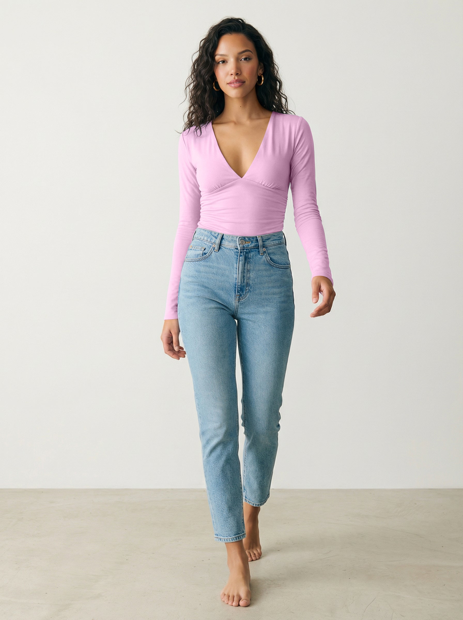 Calm - Pink Reversible Bodysuit 6