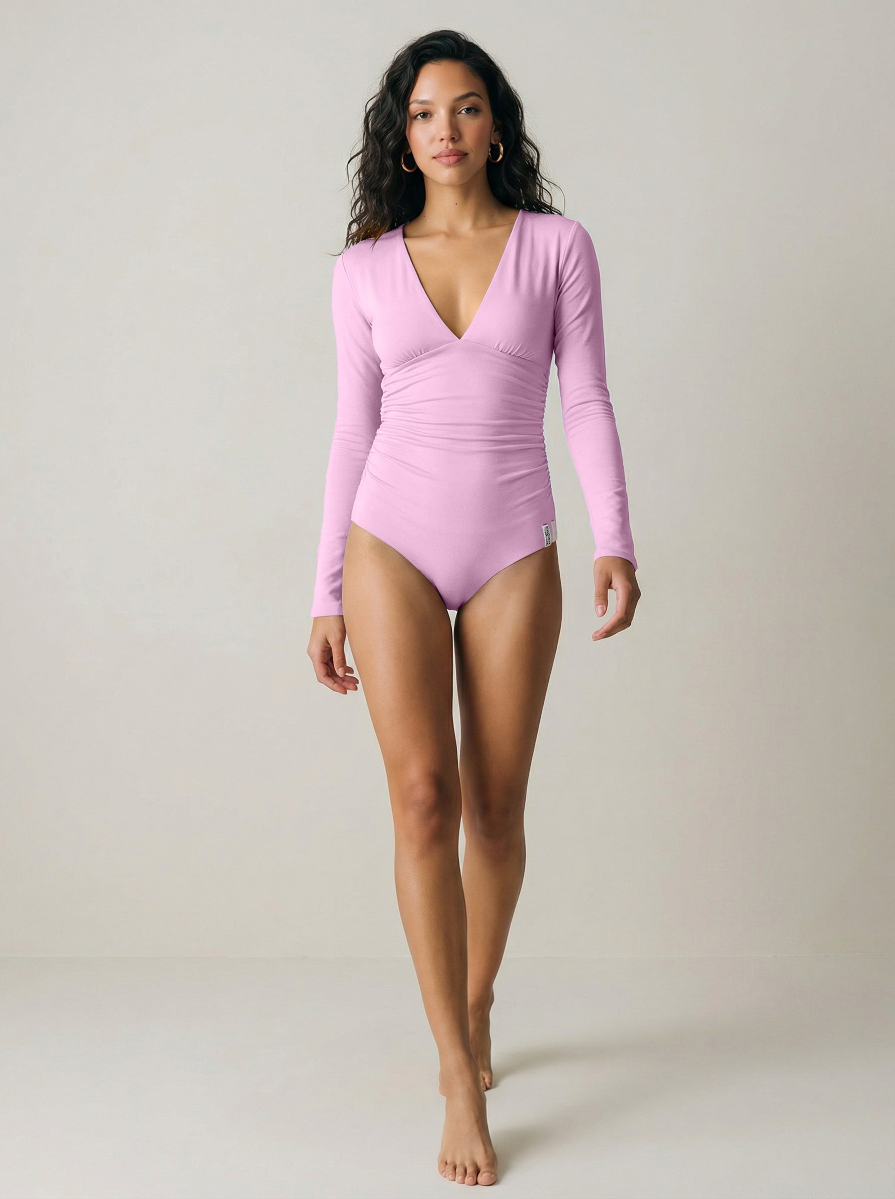 Calm - Pink Reversible Bodysuit 4