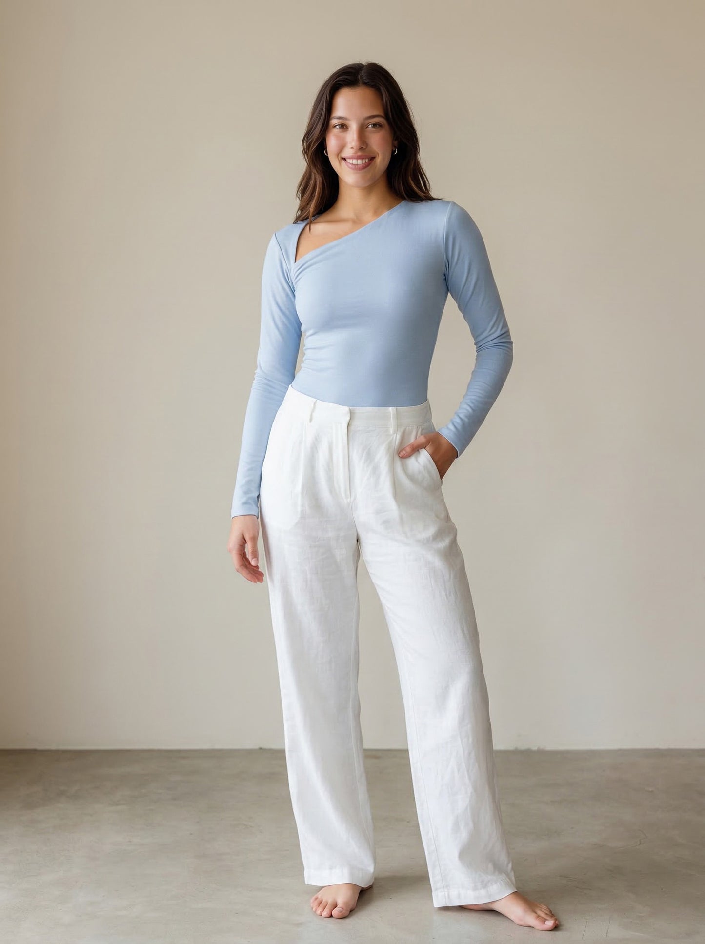 Calm - Blue Reversible Bodysuit 5