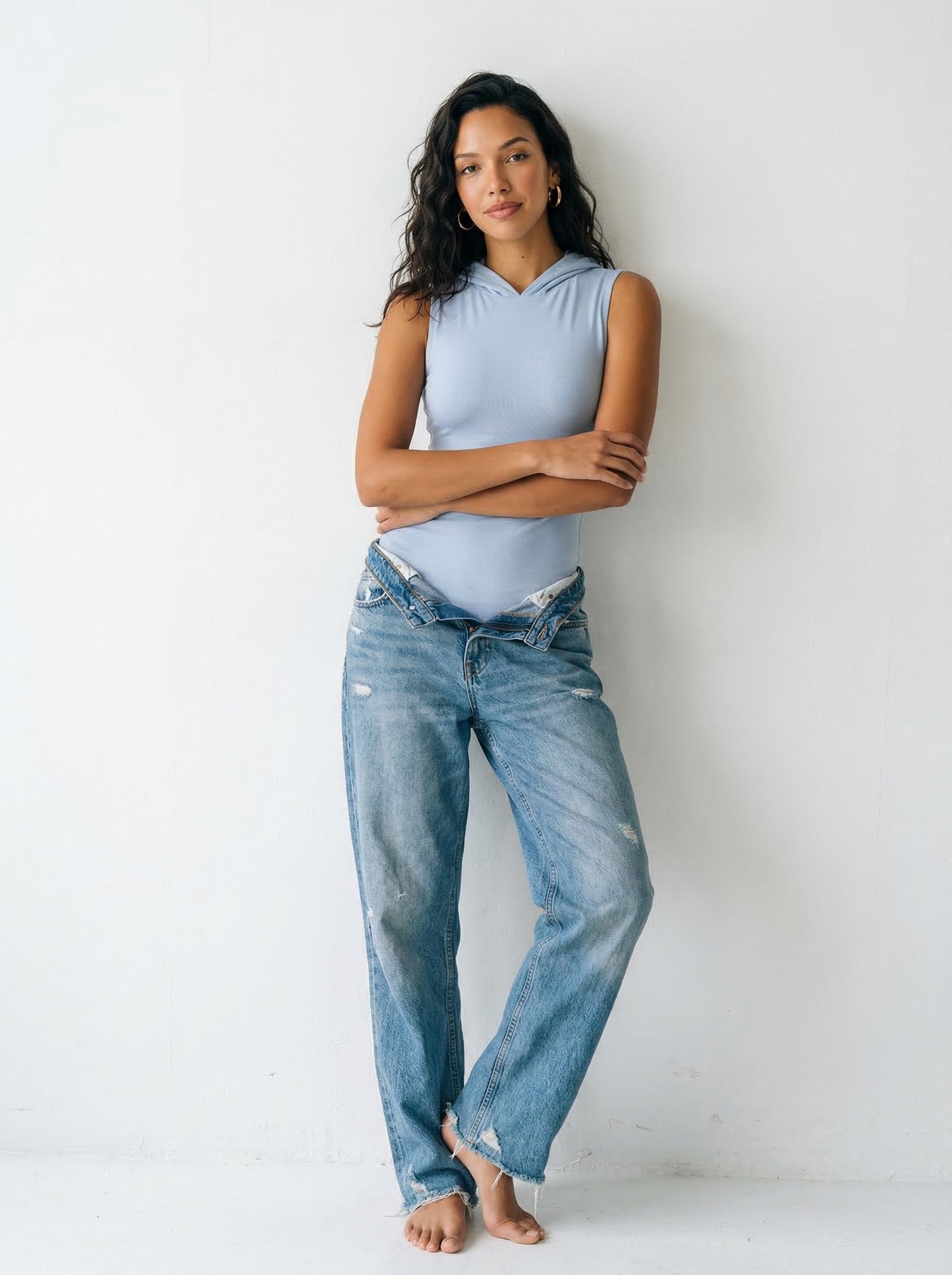 Calm - Blue Reversible Bodysuit 6